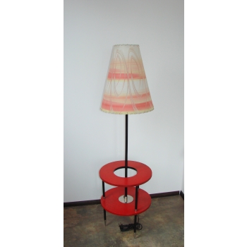 lampa vintage metal i lakierowana płyta